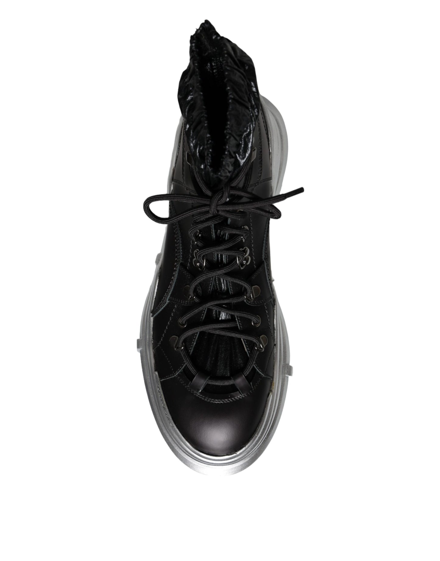 Schwarze Galileo High-Top-Sneakers aus Nylon