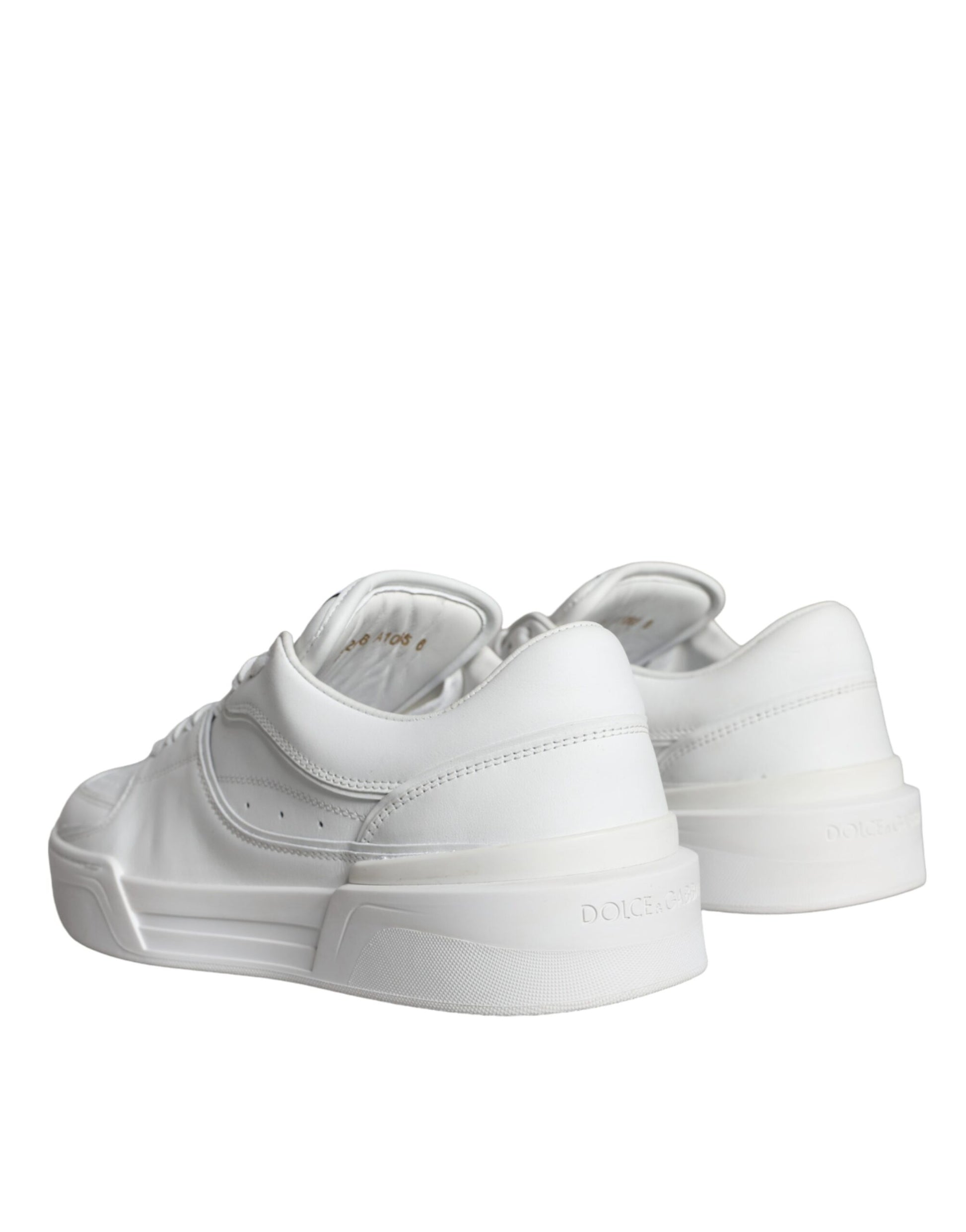 Zapatillas bajas de cuero blanco Miami