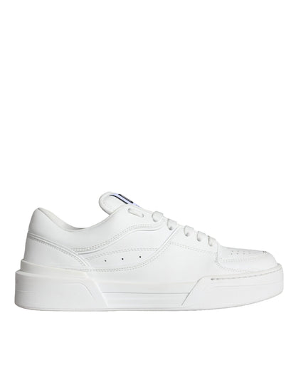 Zapatillas bajas de cuero blanco Miami