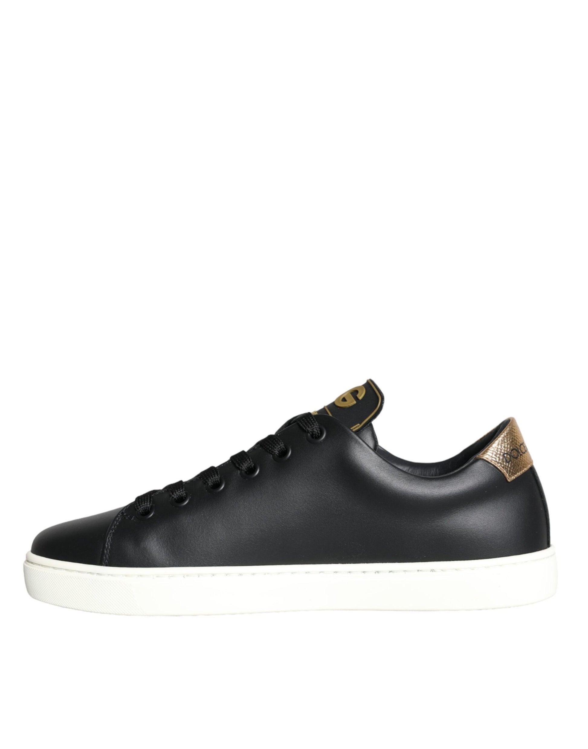 Black Portofino Sacred Heart Sneakers Shoes