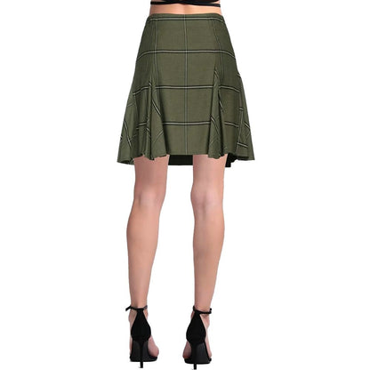 Green Viscose Skirt