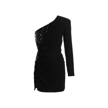 Black Poliester Dress