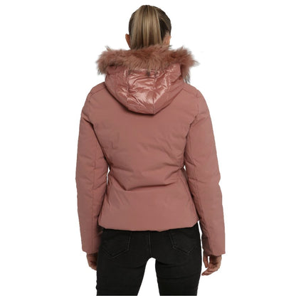 Pink Nylon Jackets & Coat