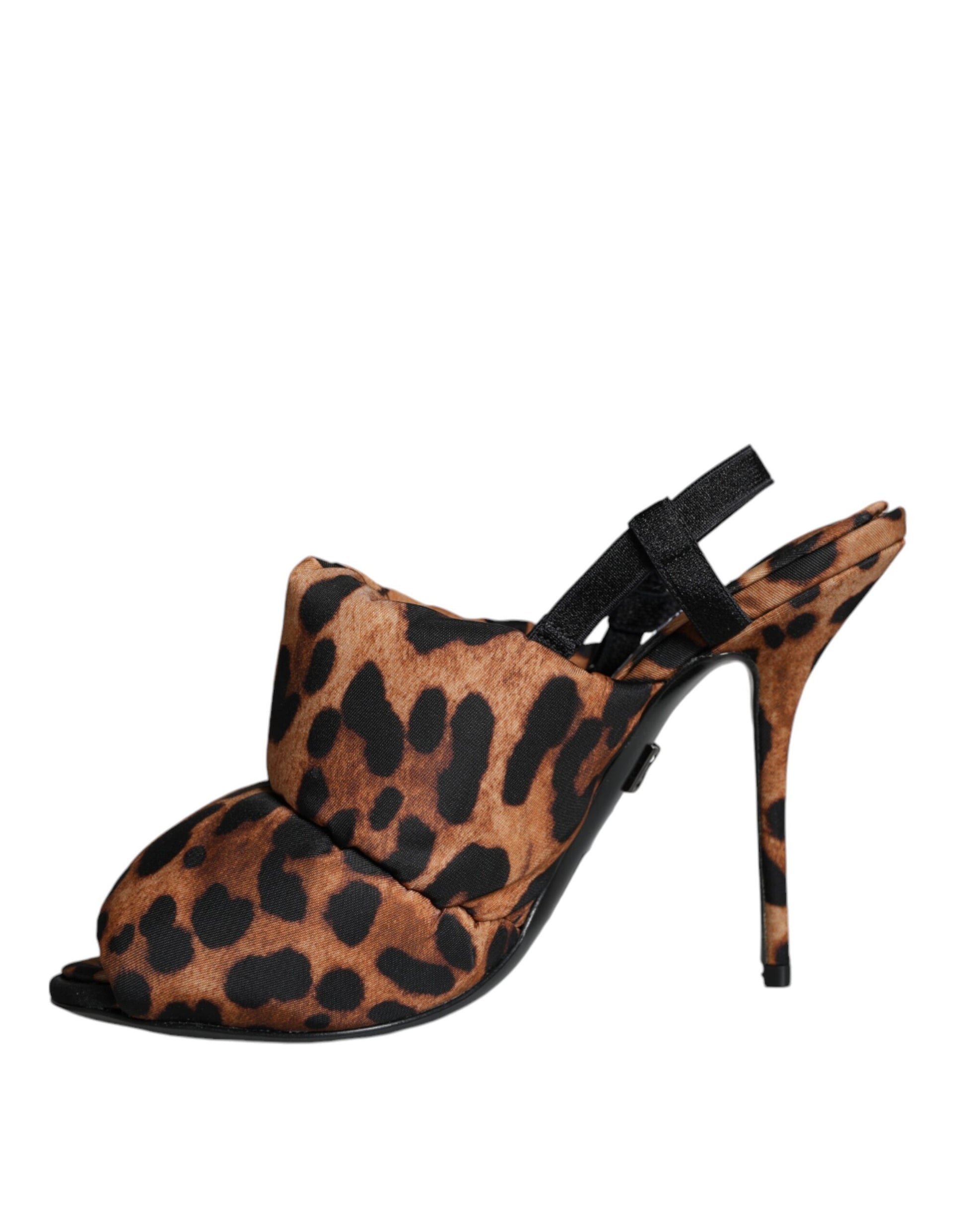 Brown Leopard Keira Slingback Sandals Shoes