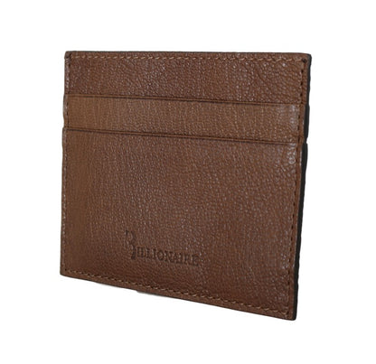 Elegant Leather Men's Wallet in Brown