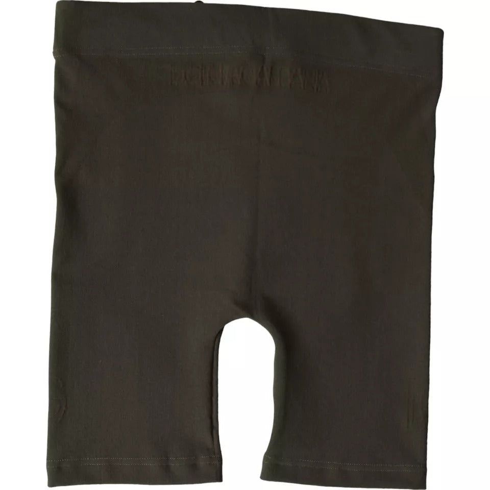 Braune Boxershorts aus Baumwollstretch