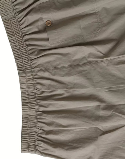 Braune Boxershorts aus Baumwolle in regulärer Passform