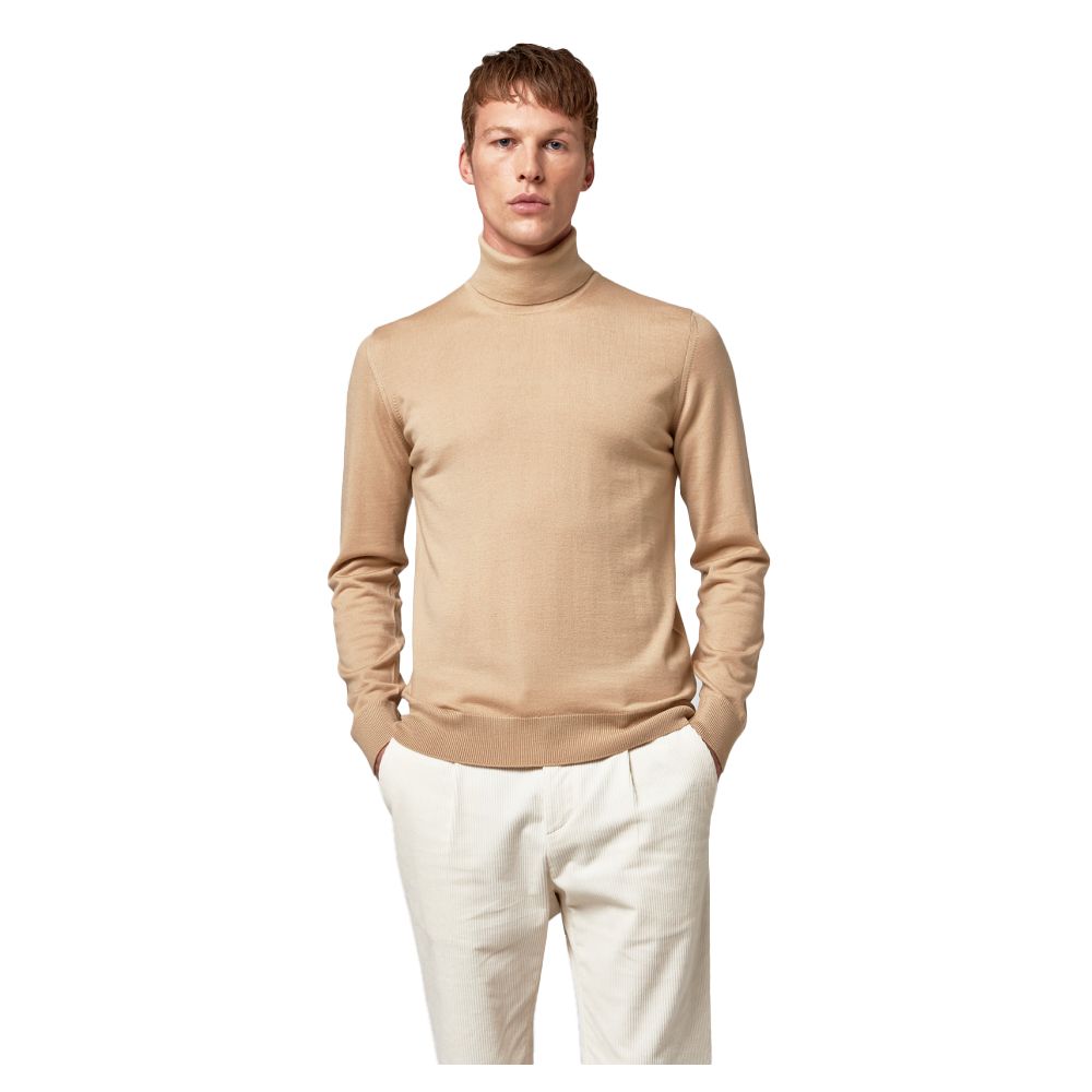 Beiger Kaschmirpullover