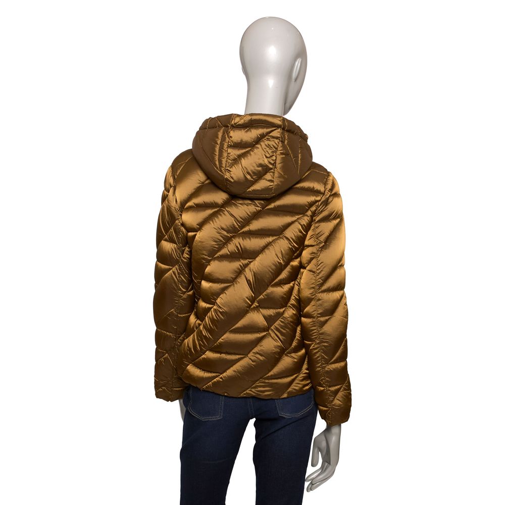 Braune Polyester Damenjacke