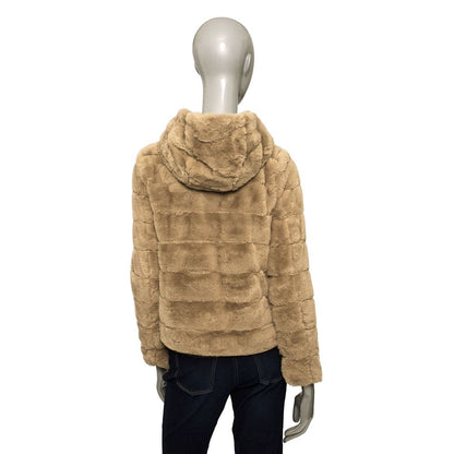 Beige Polyester Damenjacke