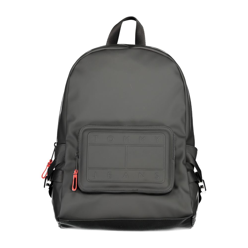 Black Polyester Backpack