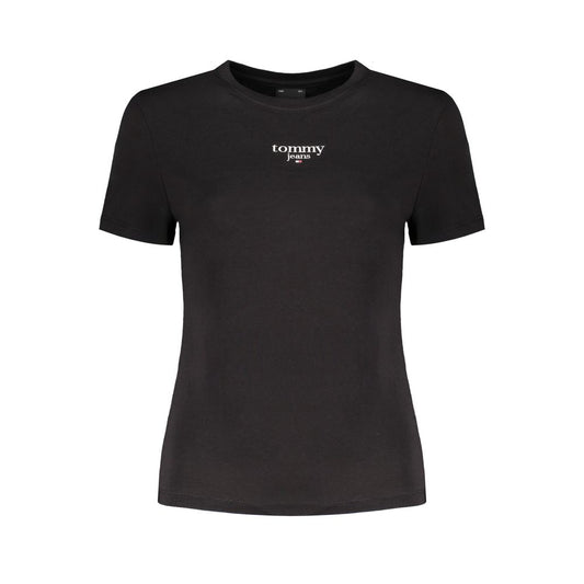 Black Cotton Tops & T-Shirt