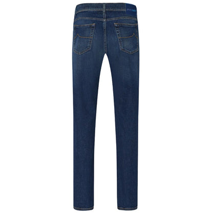 Blue Cotton Jeans & Pant