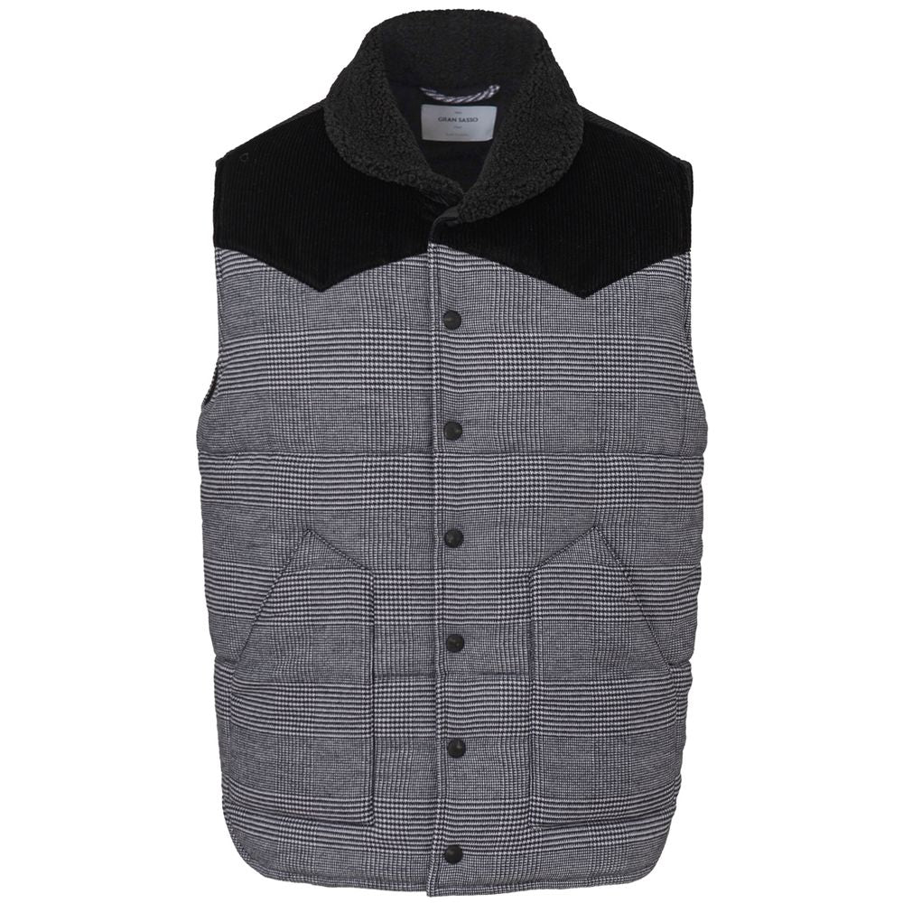 Chaqueta de algodón gris