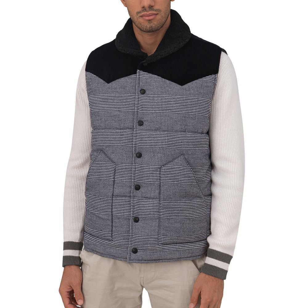 Chaqueta de algodón gris