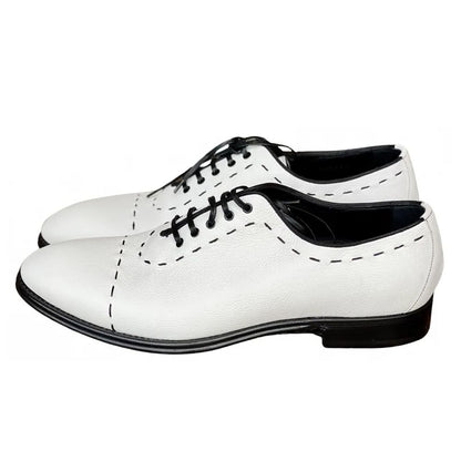 White Leather Di Calfskin Formal