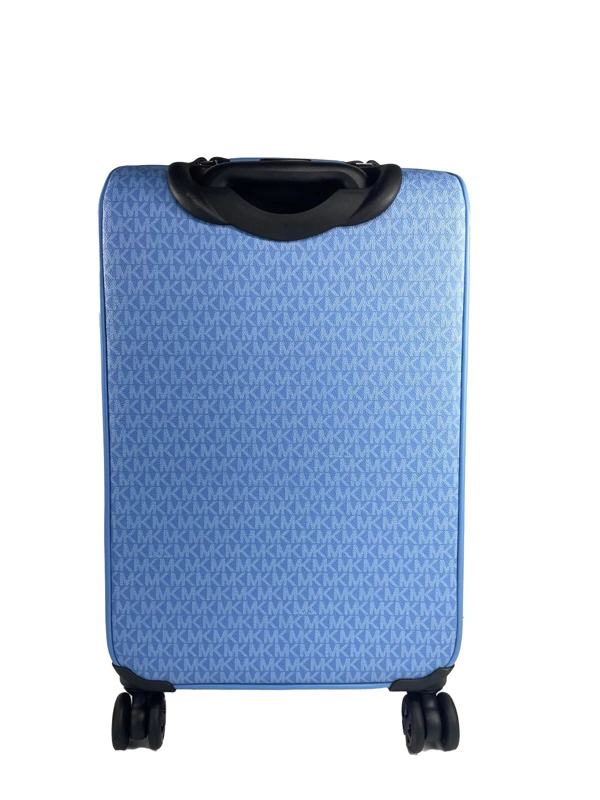 Michael Kors Travel Small Pacific Blue Signature Trolley Rolling Suitcase Carry On