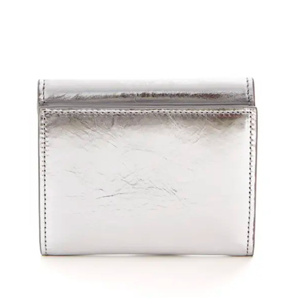 Silver Leather Wallet