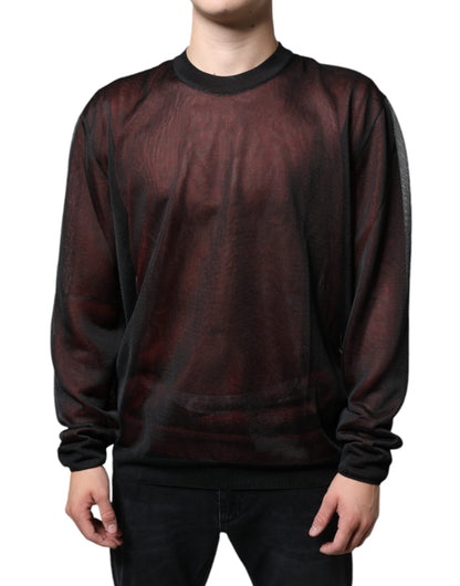 Brauner Polyester-Pullover