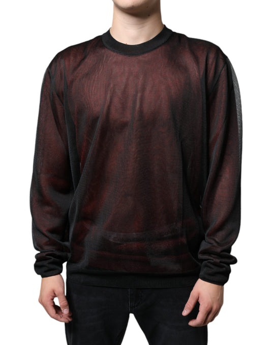 Brauner Polyester-Pullover