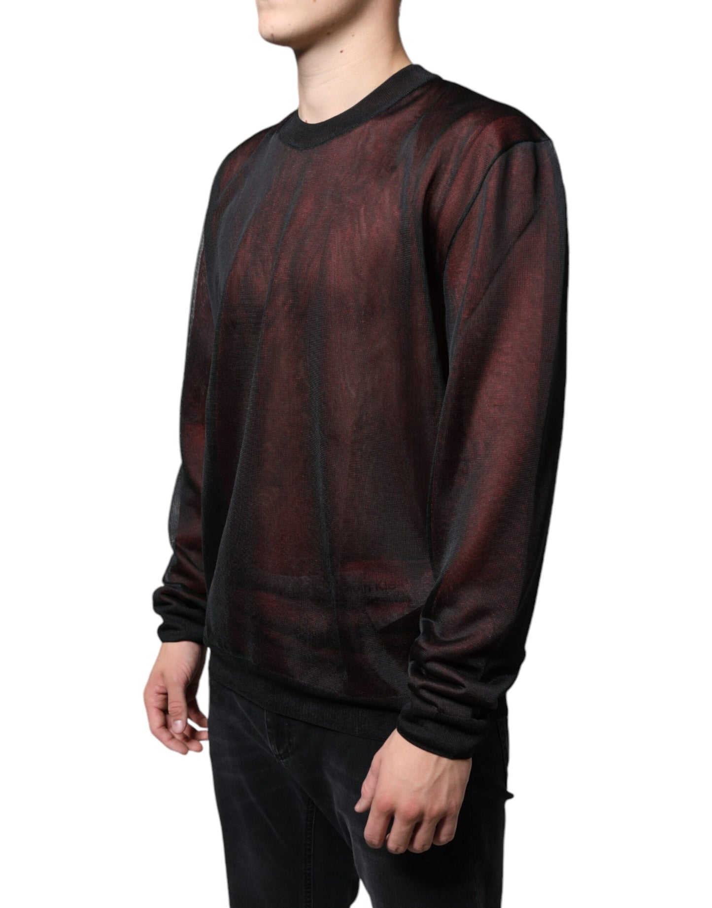 Brauner Polyester-Pullover