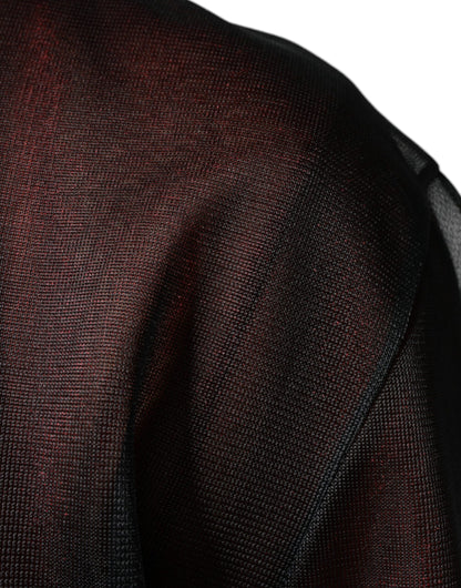 Brauner Polyester-Pullover