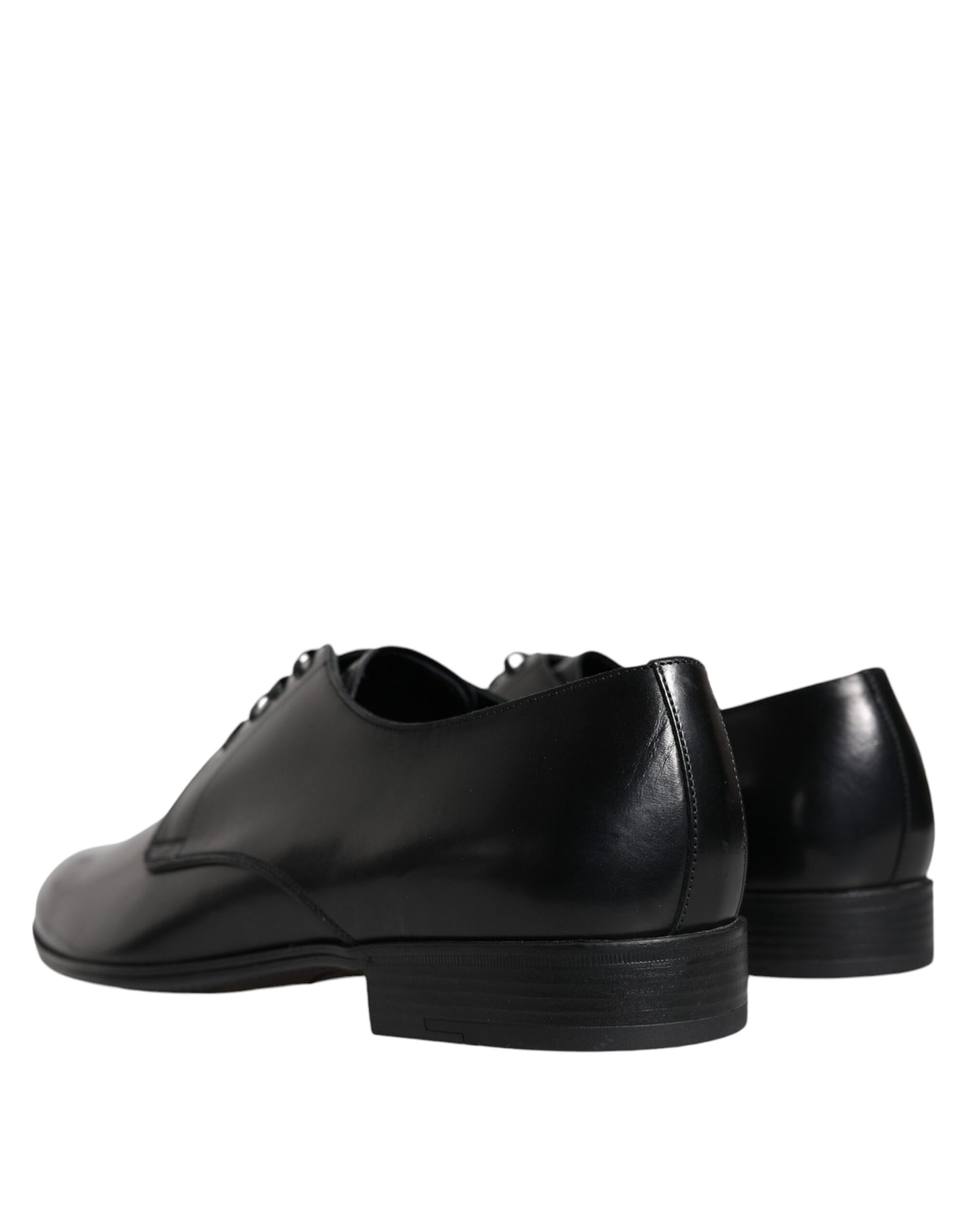 Zapatos de vestir formales Derby de cuero negro