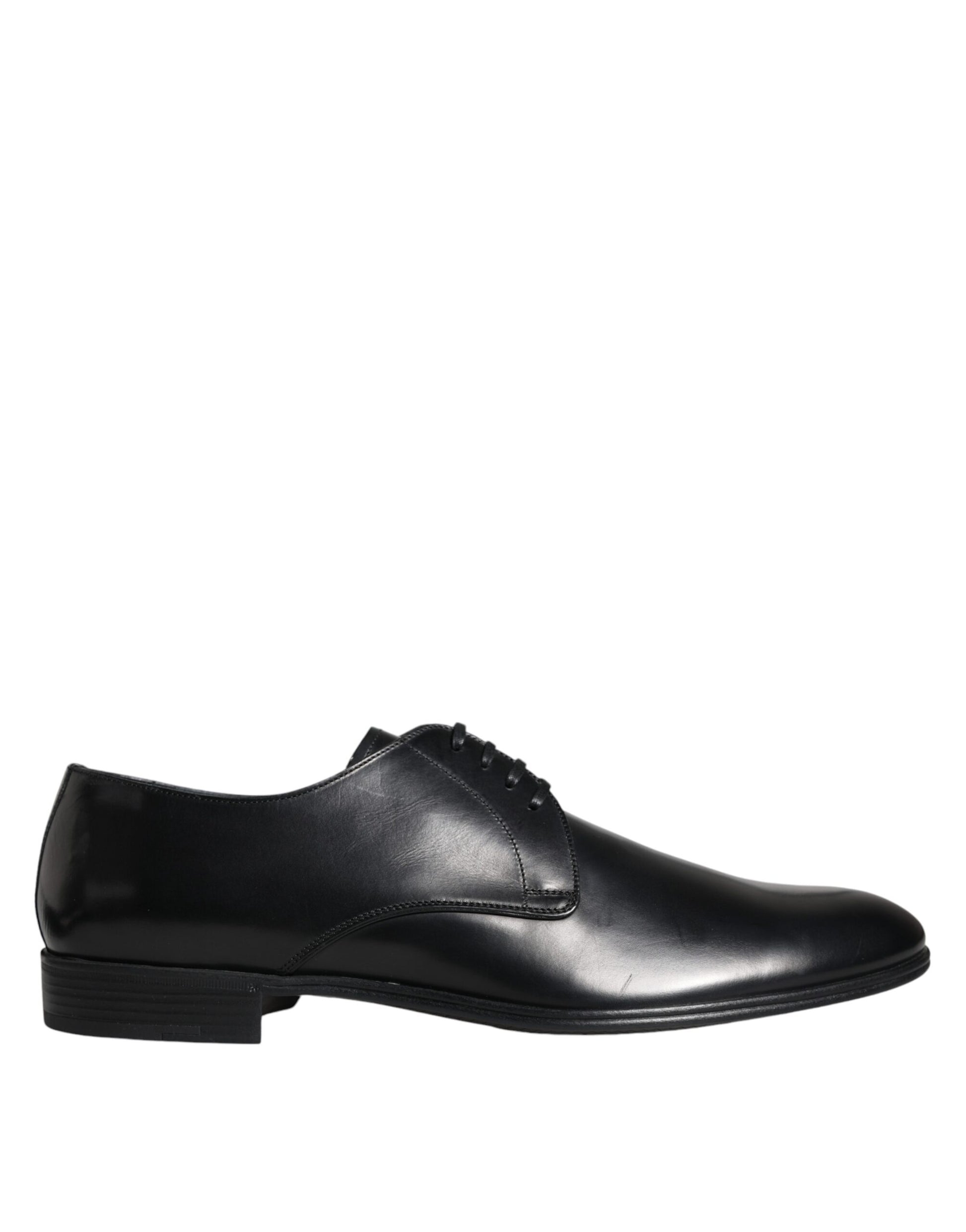 Zapatos de vestir formales Derby de cuero negro