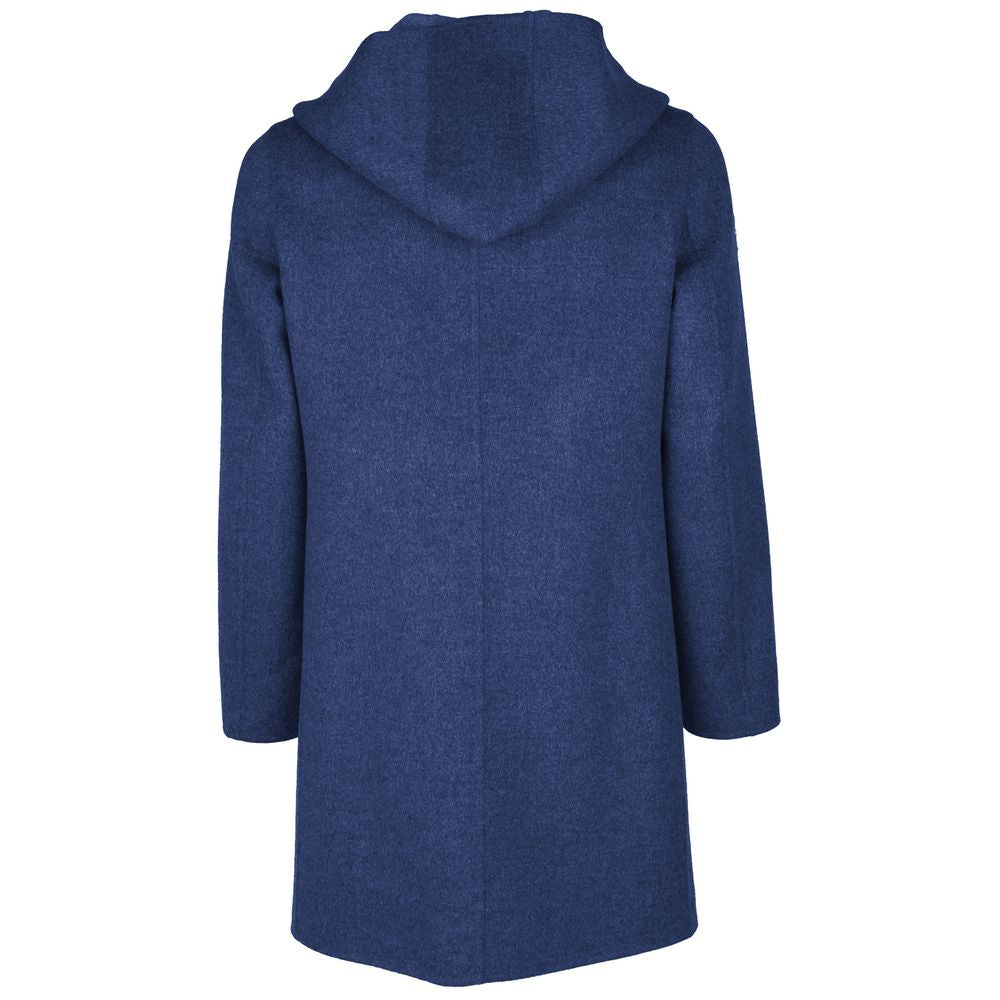 Blue Wool Vergine Jacket