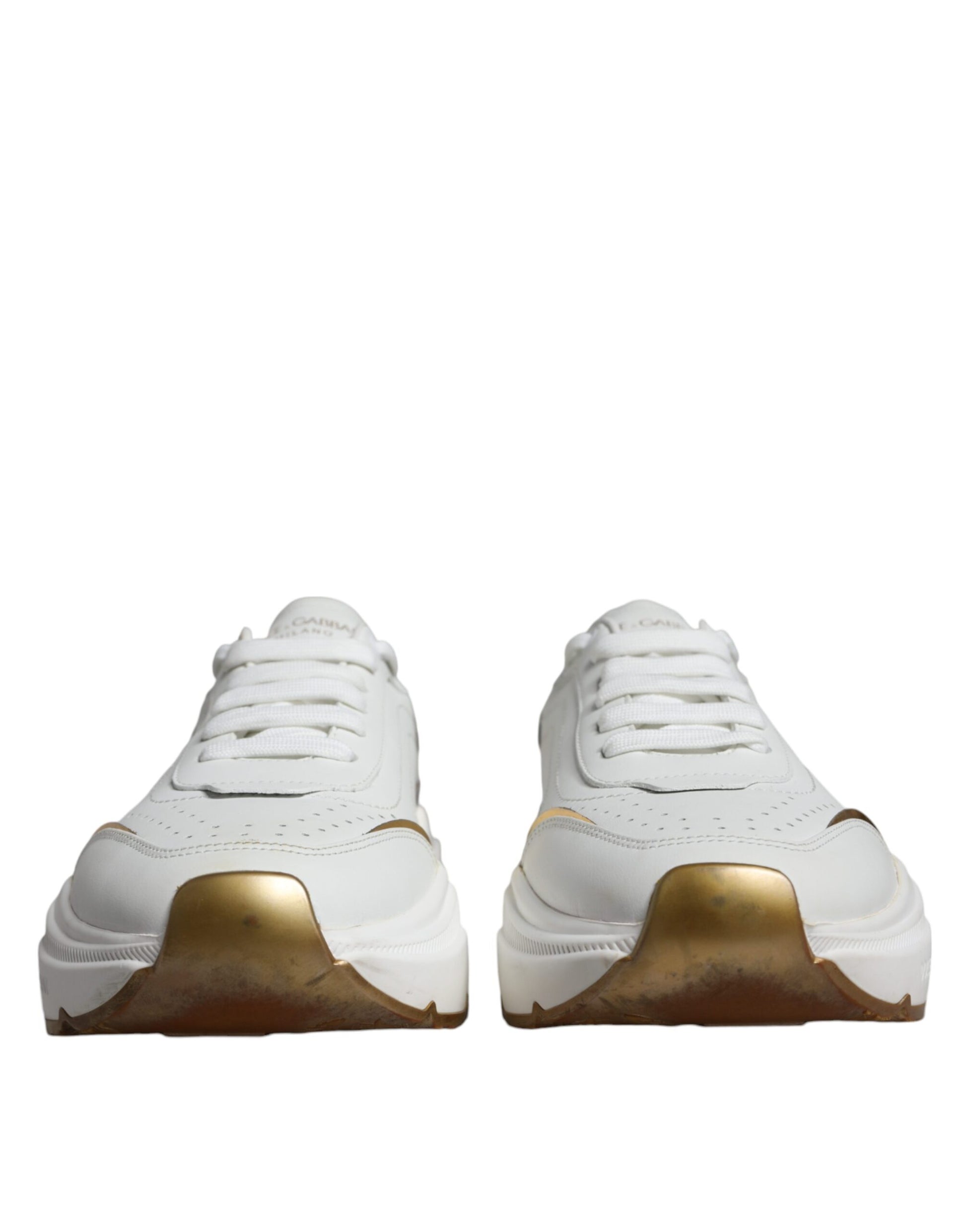 Zapatillas de deporte de piel Daymaster en oro blanco