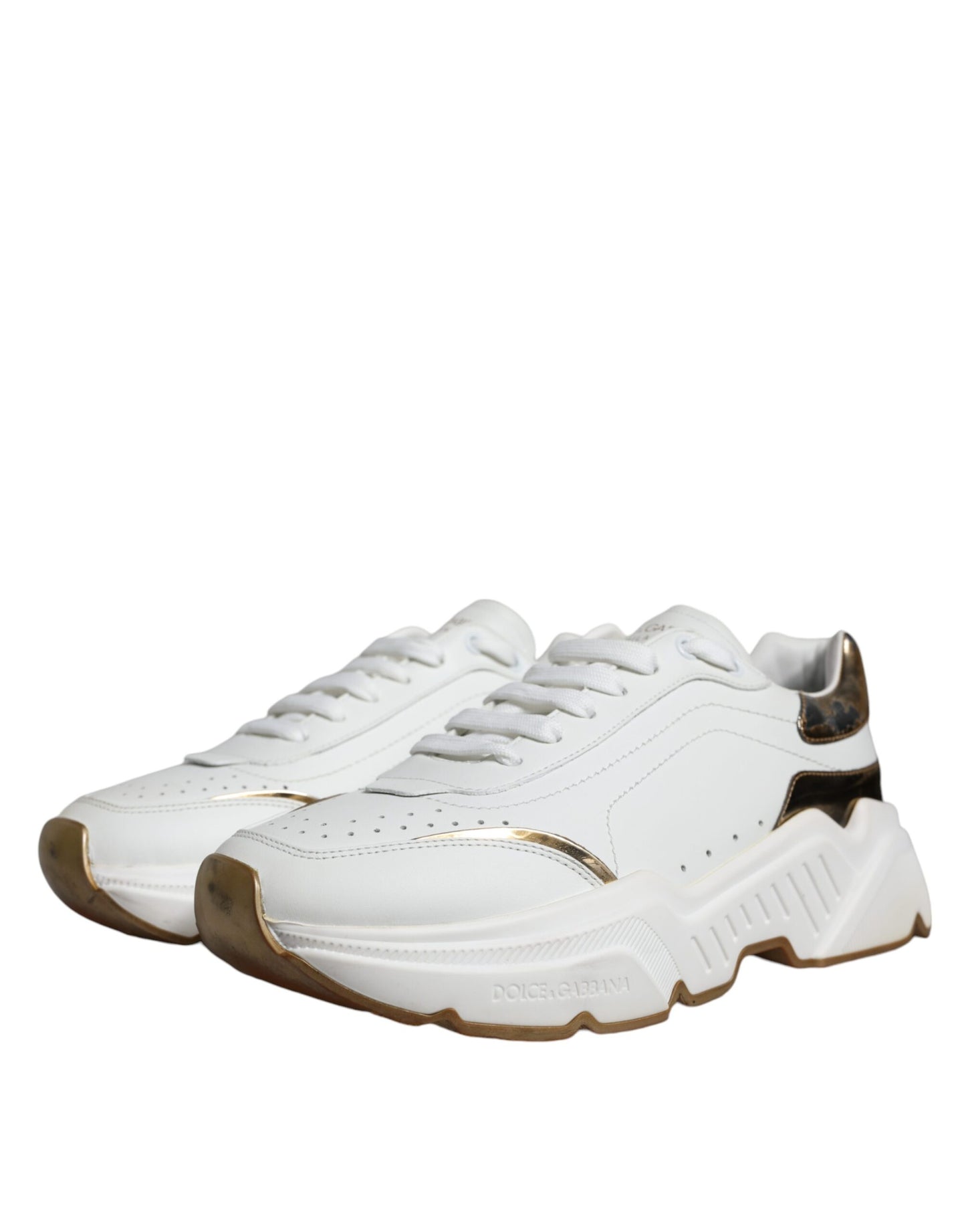 Zapatillas de deporte de piel Daymaster en oro blanco