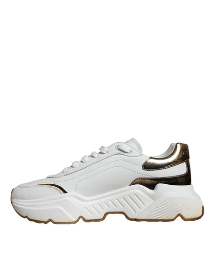 Zapatillas de deporte de piel Daymaster en oro blanco