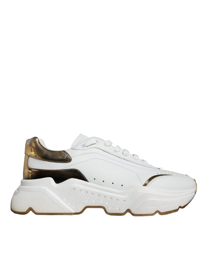 Zapatillas de deporte de piel Daymaster en oro blanco