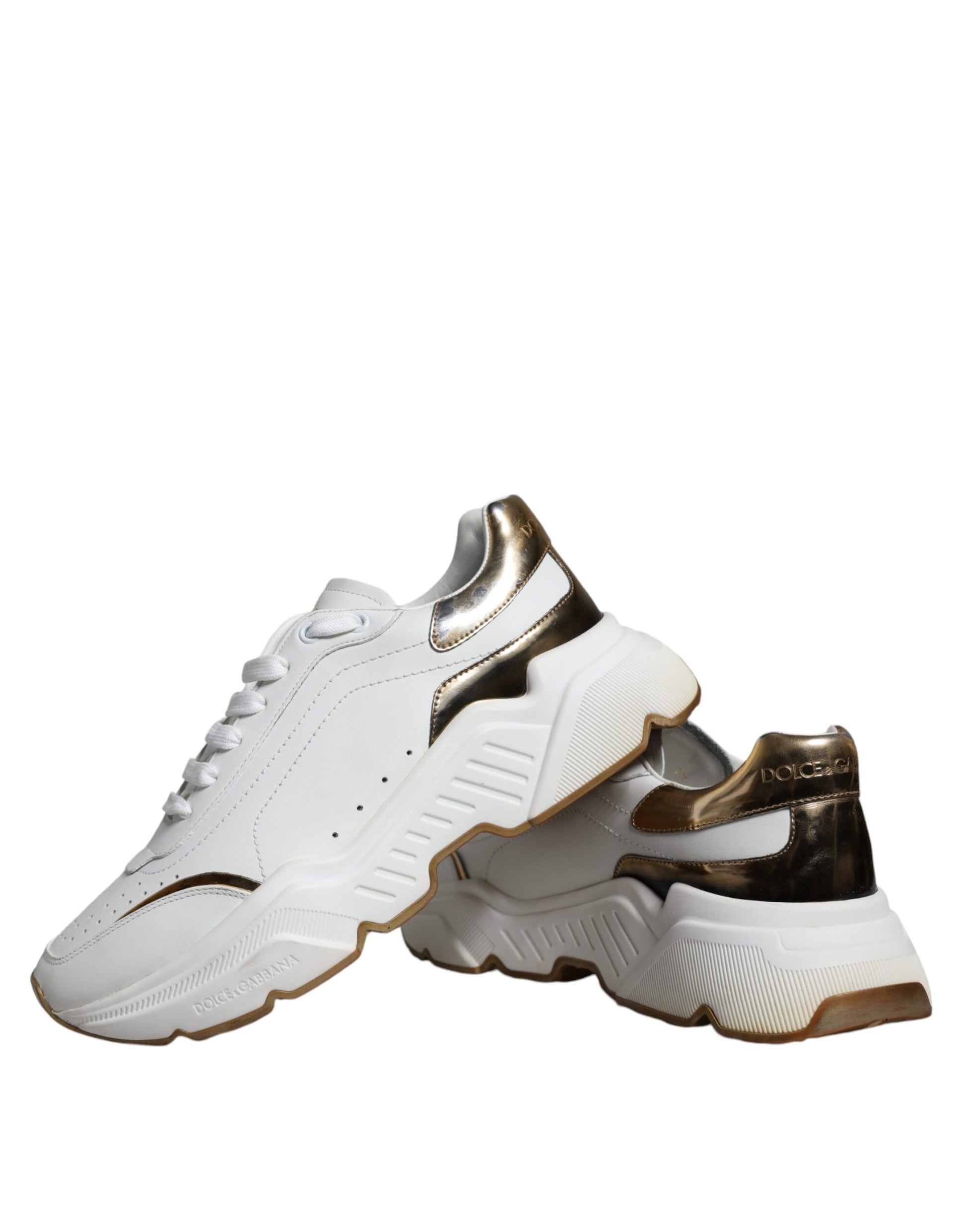 Zapatillas de deporte de piel Daymaster en oro blanco