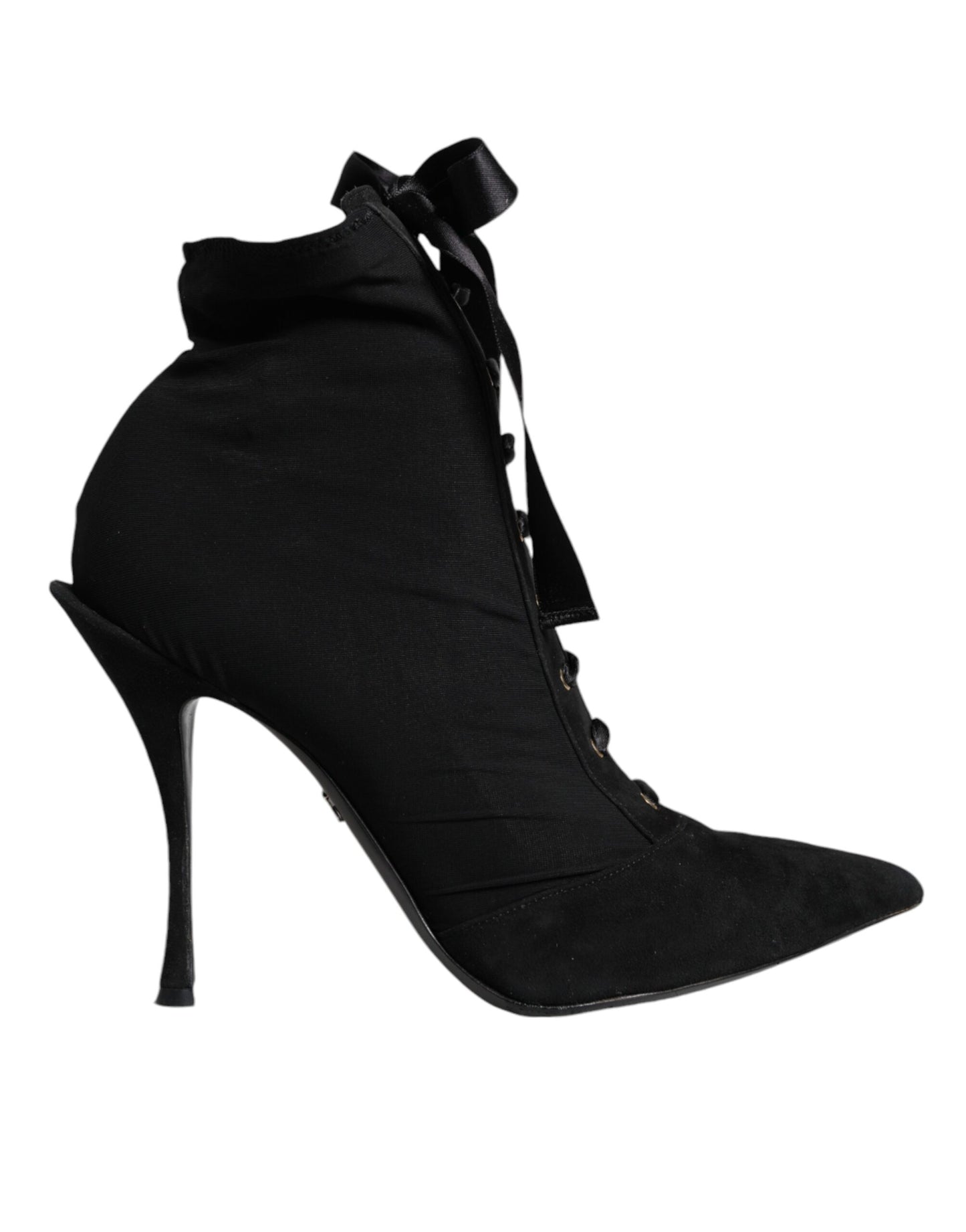 Black Lace Up Trekking Ankle Boots Shoes