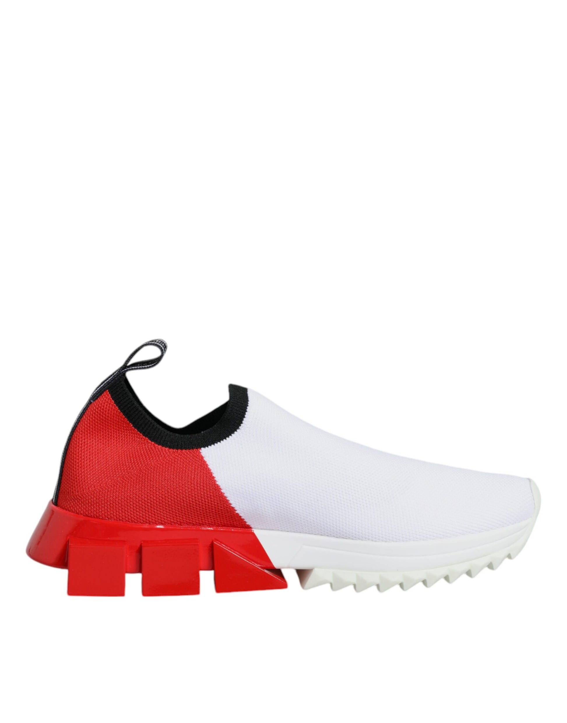 Zapatillas deportivas blancas y rojas de caña baja Sorrento para hombre