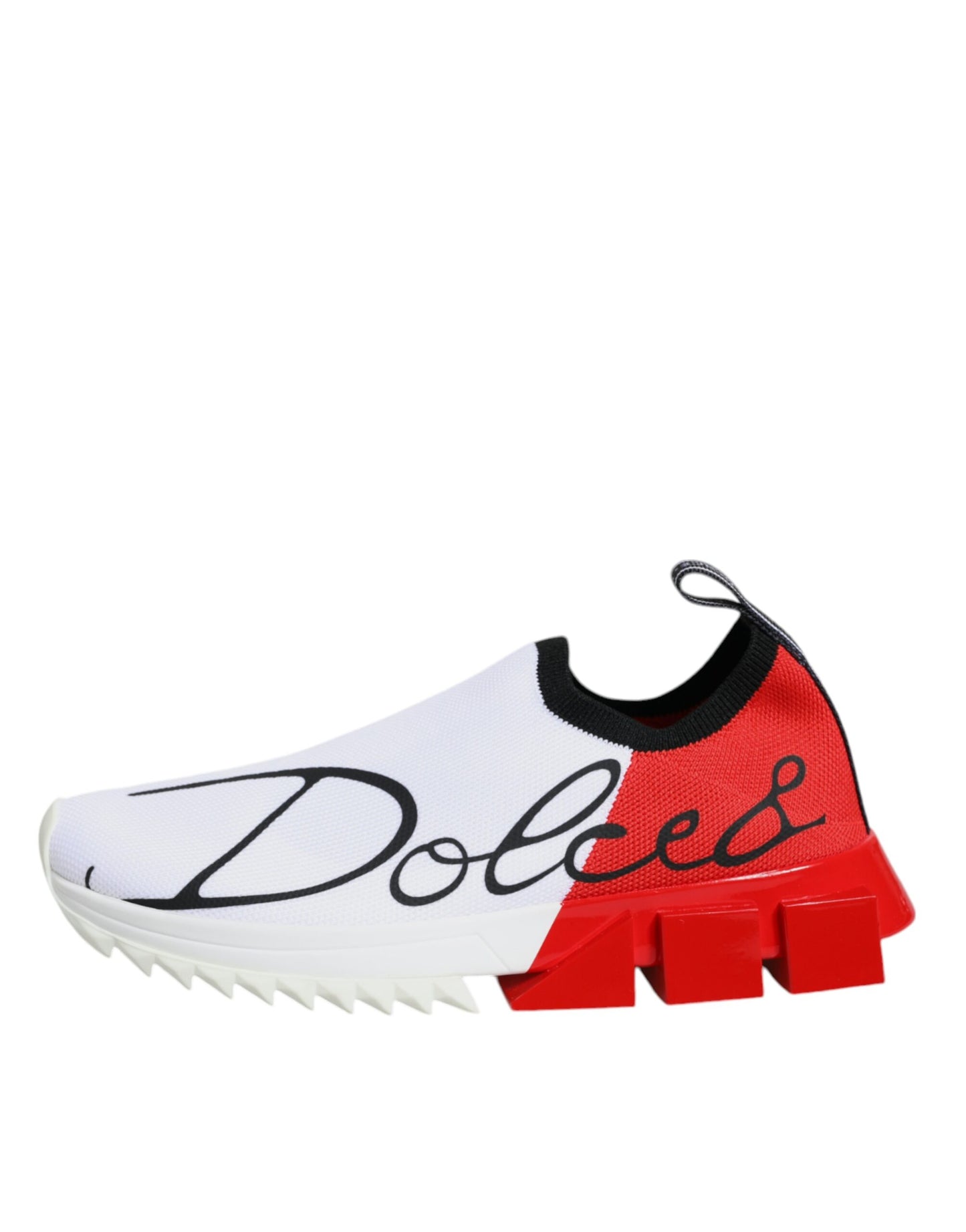 Zapatillas deportivas blancas y rojas de caña baja Sorrento para hombre