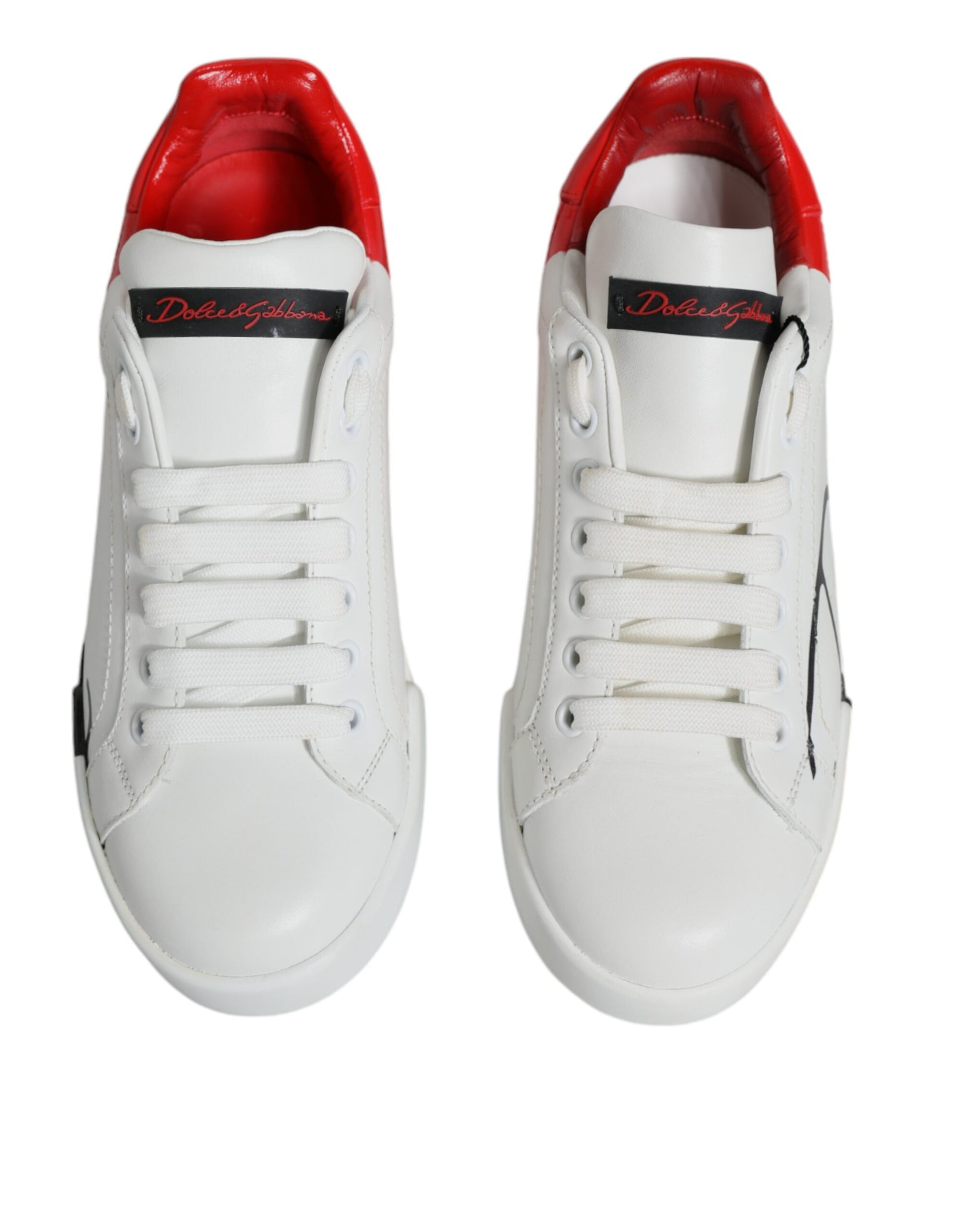 Weiß Rot Portofino Low Top Sneakers Schuhe