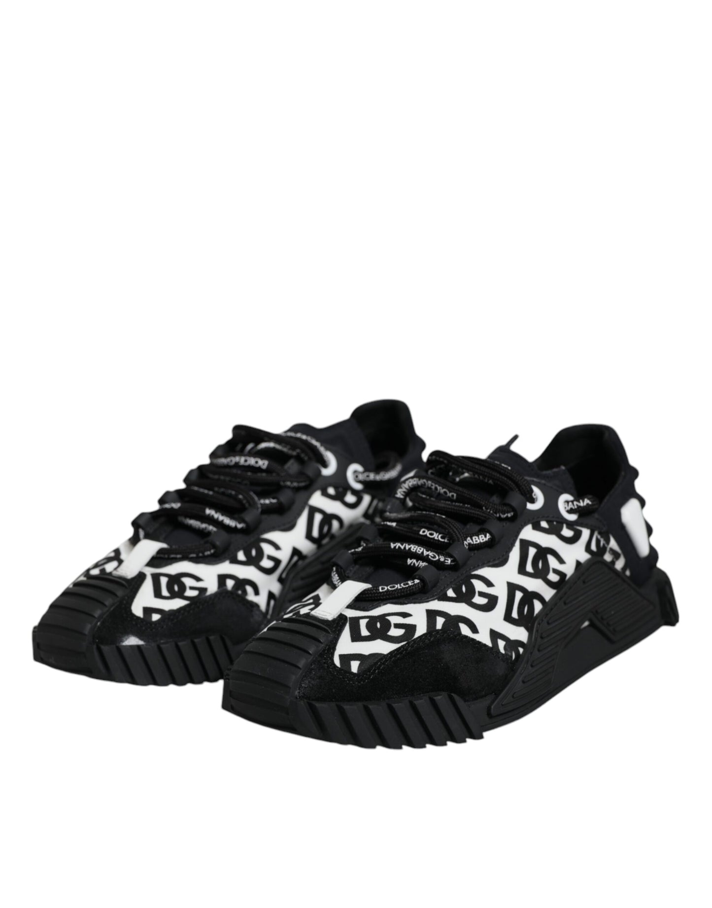 Black Logo Lace Up Low Top NS1 Sneakers Shoes