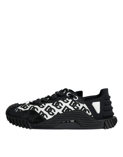 Black Logo Lace Up Low Top NS1 Sneakers Shoes