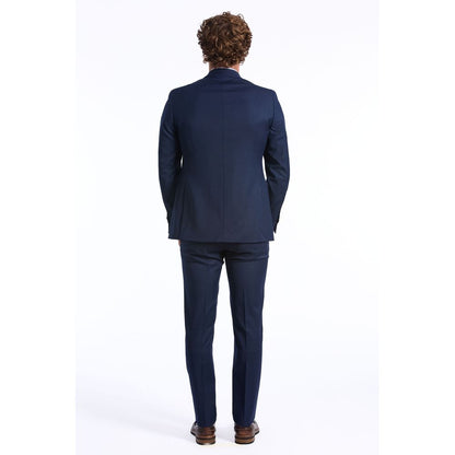 Blue Wool Suit