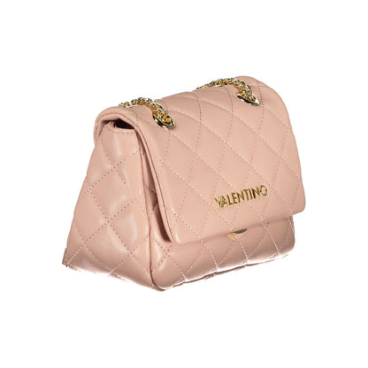 Bolso de mano de polietileno rosa