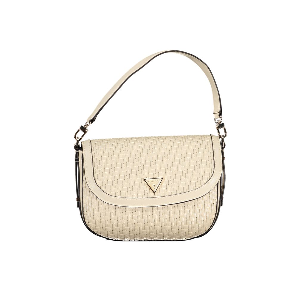 Beige Handtasche aus Polyethylen