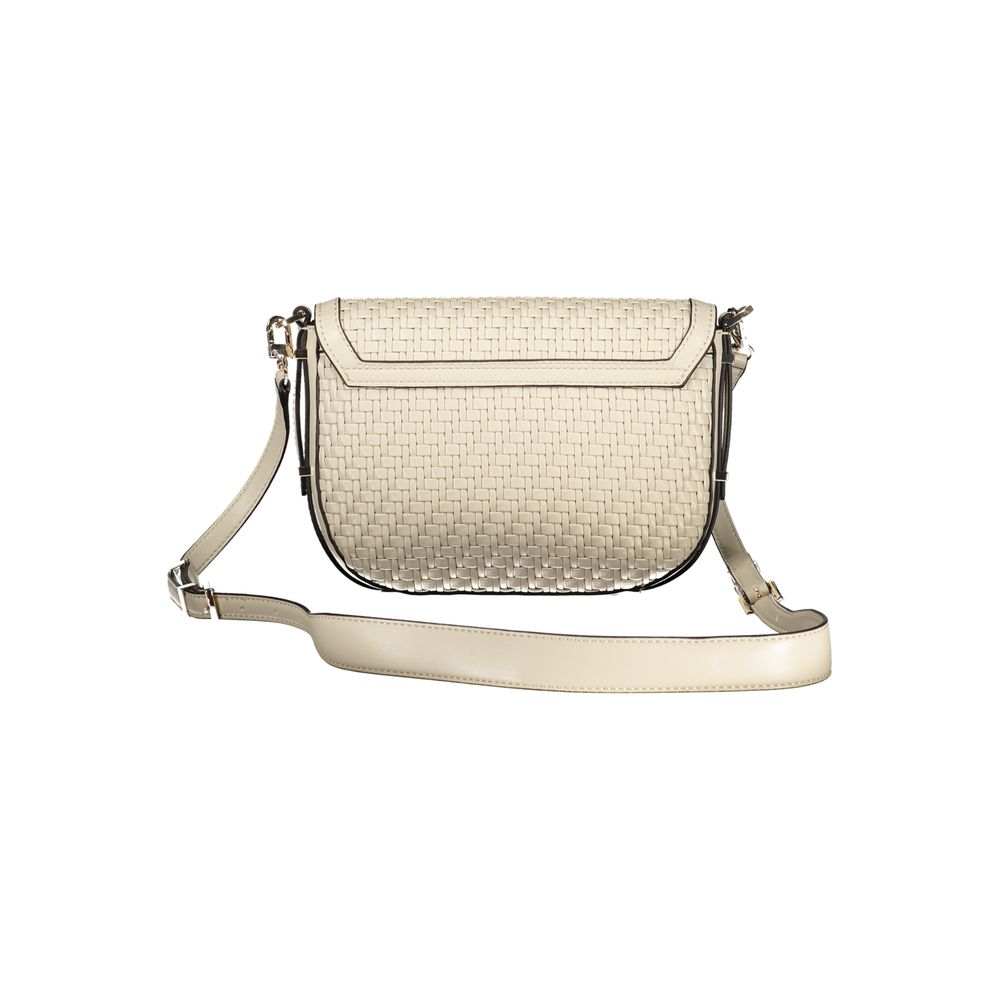 Beige Handtasche aus Polyethylen