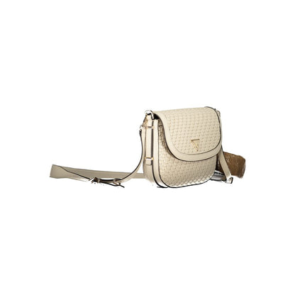 Beige Handtasche aus Polyethylen