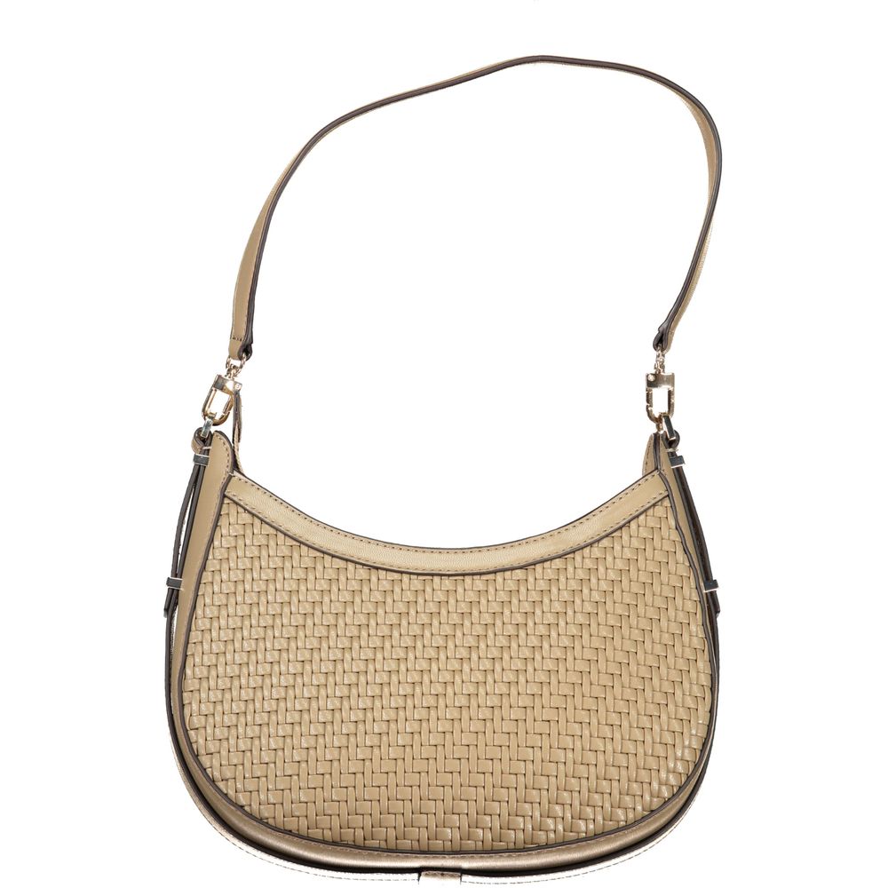 Beige Polyethylene Handbag