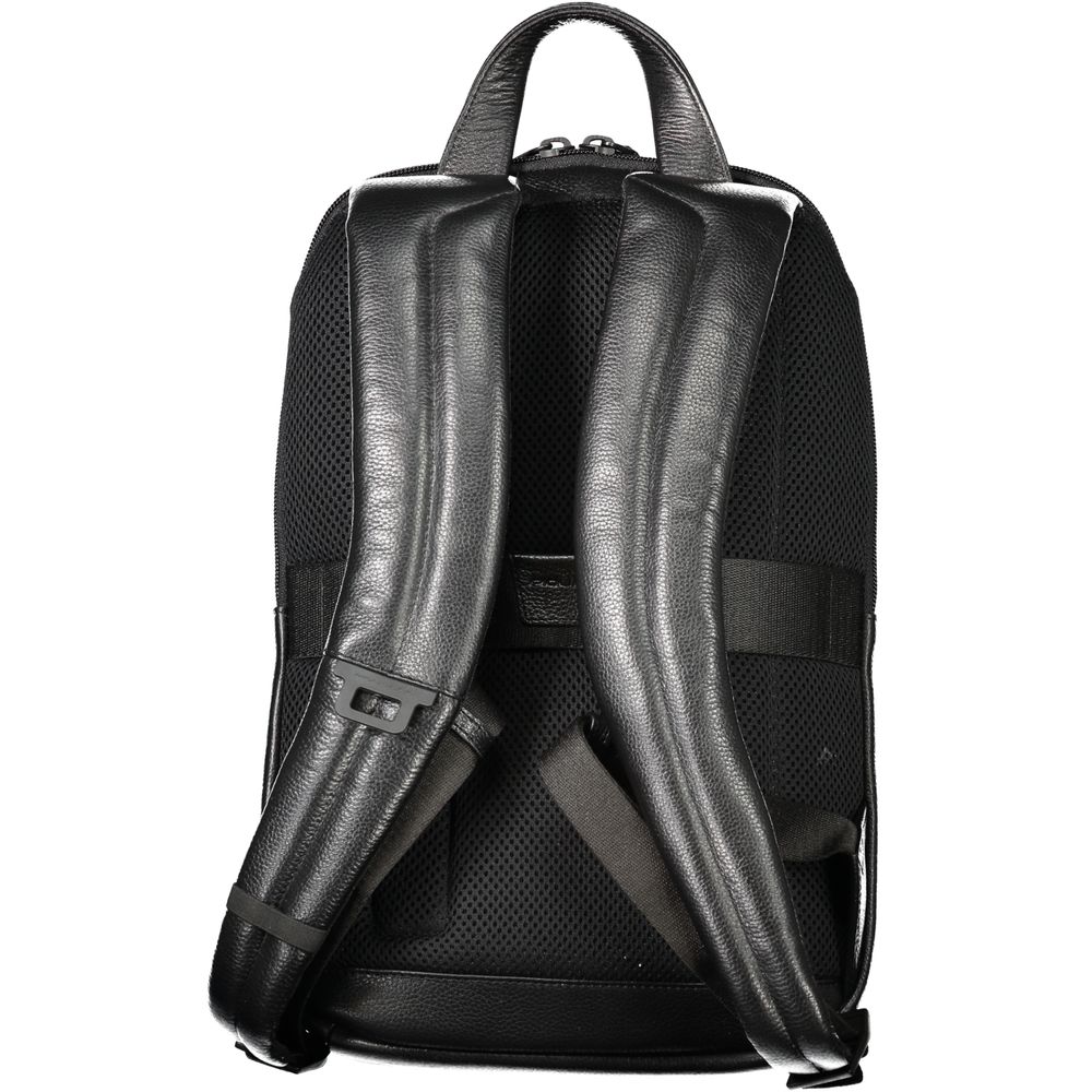 Black Leather Backpack