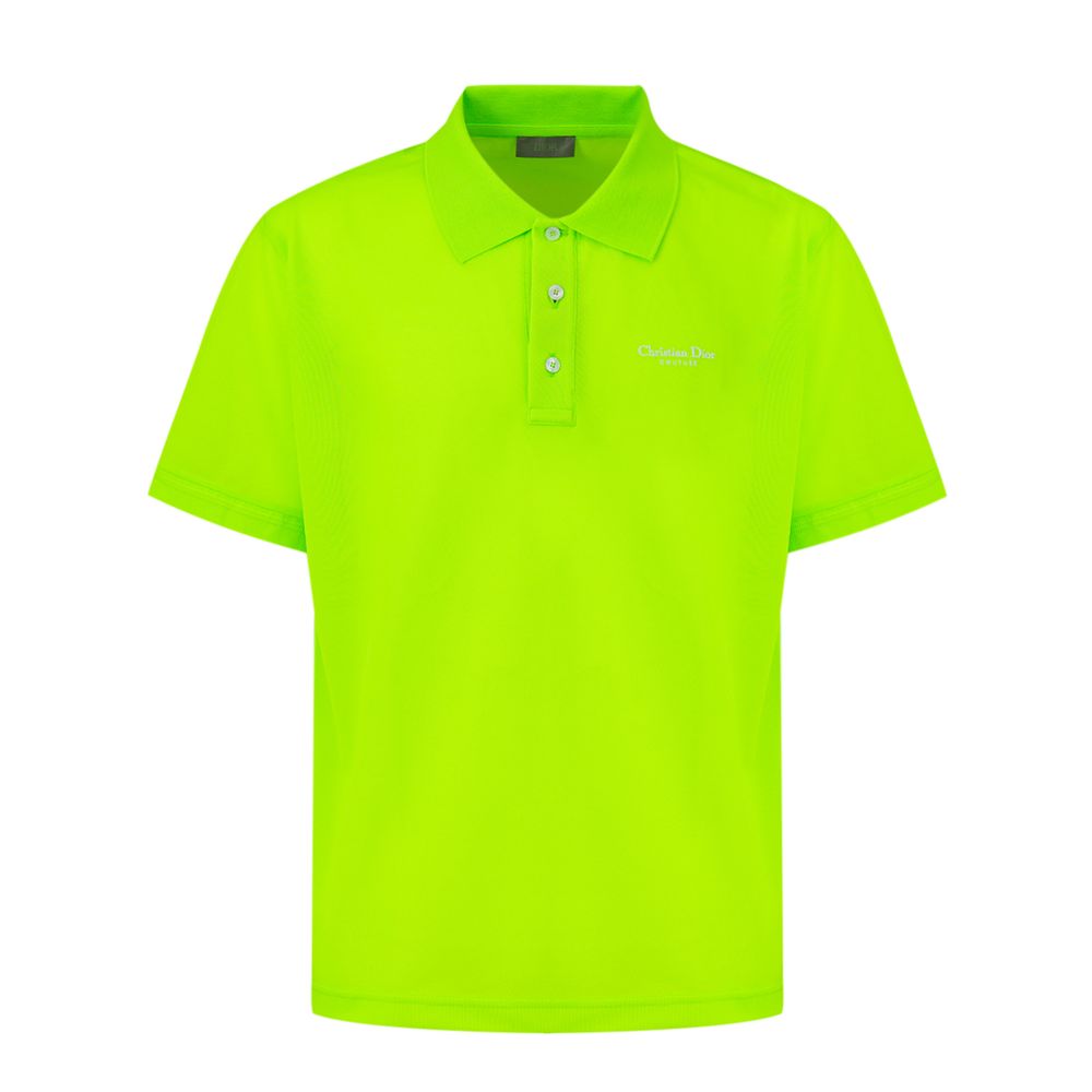 Green Cotton Polo Shirt