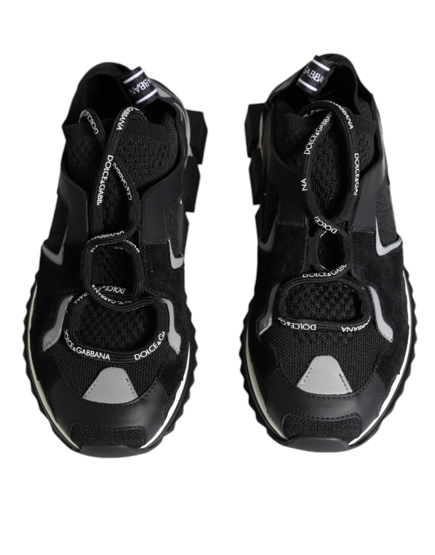 Black Mesh Sorrento Trekking Sneakers Shoes