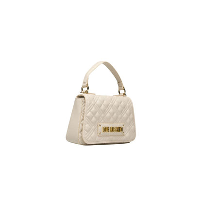 Beige Handtasche aus Polyethylen